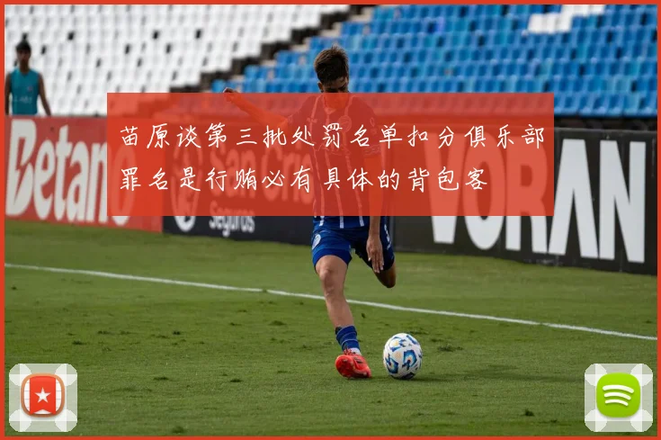 苗原谈第三批处罚名单扣分俱乐部罪名是行贿必有具体的背包客
